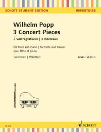 POPP W. - PIEZAS DE CONCIERTO (3) FLAUTA