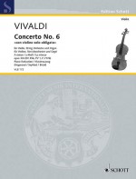 VIVALDI A. - CONCIERTO LA m OP.3/6 VIOLIN SOLO OBLIGADO