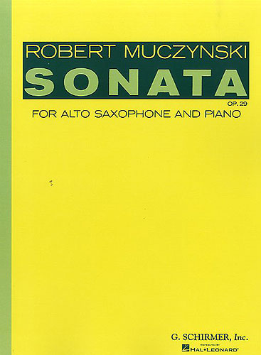 MUCZYNSKI R. - SONATA OP.29 SAXO ALTO Y PIANO