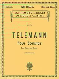TELEMANN G.P. - SONATAS (4) FLAUTA Y PIANO