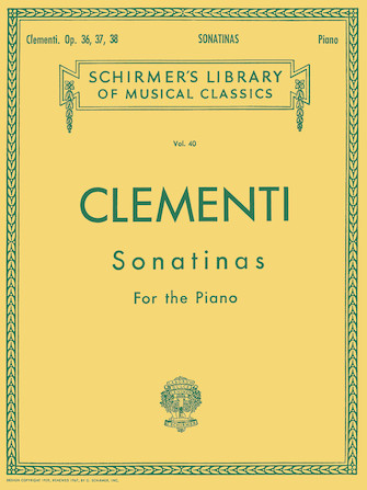 CLEMENTI M. - SONATINAS (12) - OP.36/37/38