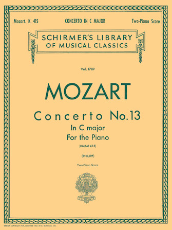 MOZART W.A. - CONCIERTO Nº13 DO M - KV.415