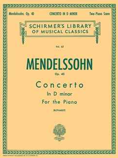 MENDELSSOHN F. - CONCIERTO Nº2 RE m - OP.40
