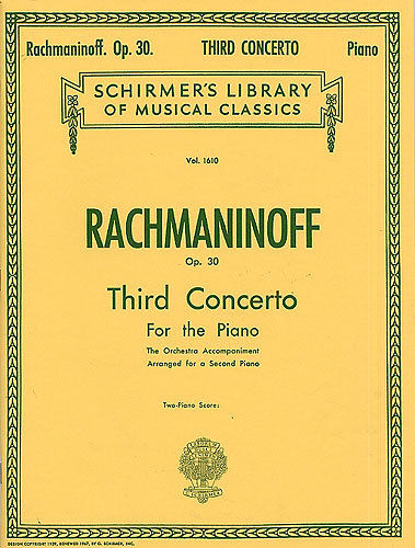 RACHMANINOFF S. - CONCIERTO Nº3 RE m - OP.30 (2P4M)