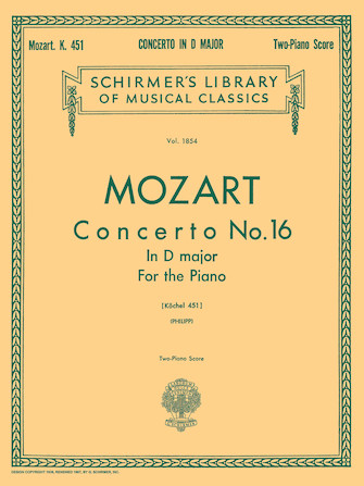 MOZART W.A. - CONCIERTO Nº16 RE M - KV.451