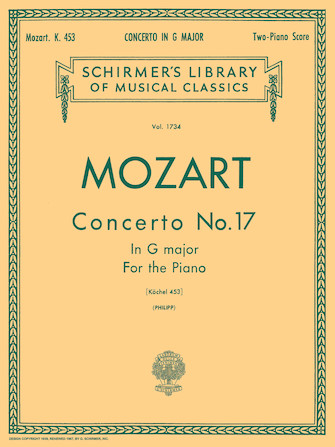 MOZART W.A. - CONCIERTO Nº17 SOL M - KV.453