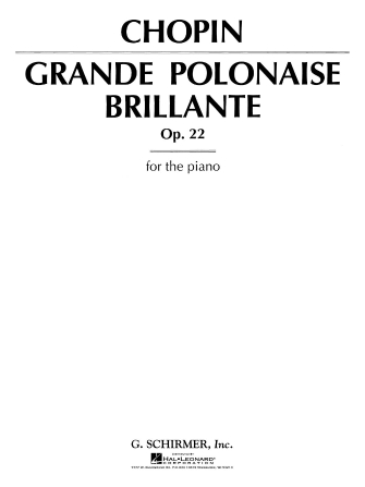 CHOPIN F. - GRAN POLONESA BRILLANTE MIb M - OP.22