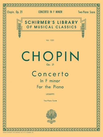 CHOPIN F. - CONCIERTO Nº2 FA m - OP.21