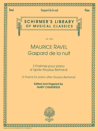 RAVEL M. - GASPAR DE LA NUIT -