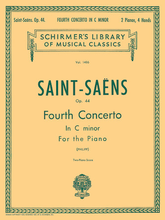 SAINT SAENS C. - CONCIERTO Nº4 DO m - OP.44
