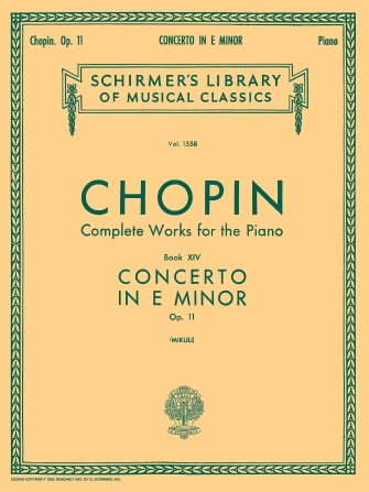 CHOPIN F. - CONCIERTO Nº1 MI m - OP.11 - PIANO -