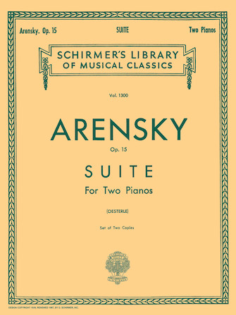 ARENSKY A. - SUITE - OP.15
