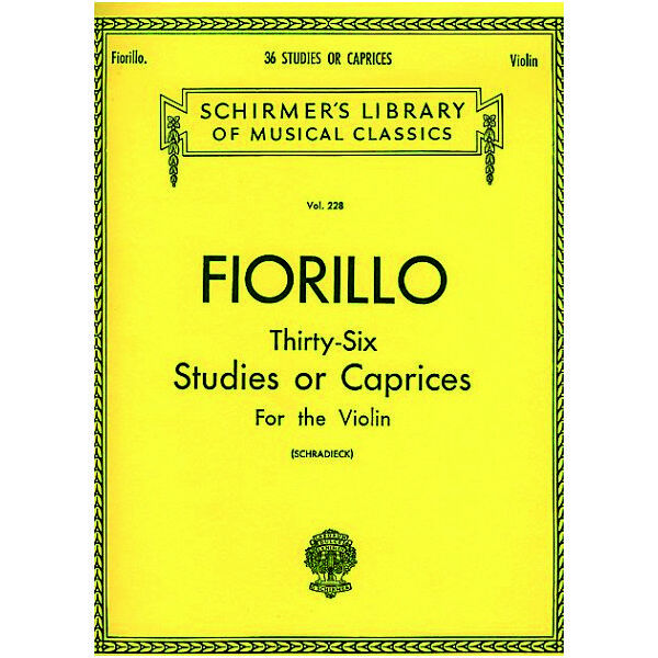 FIORILLO F. - ESTUDIOS O CAPRICHOS (36) -