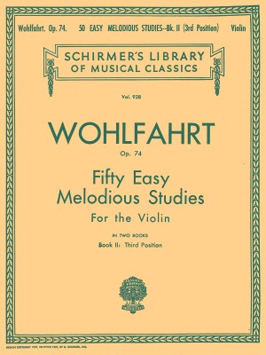 WOHLFAHRT F. - ESTUDIOS MELODICOS V.2 (26-50) (50) - OP.74