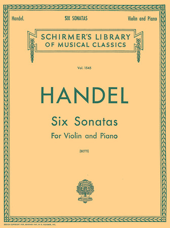 HANDEL G.F. - SONATAS (6) -
