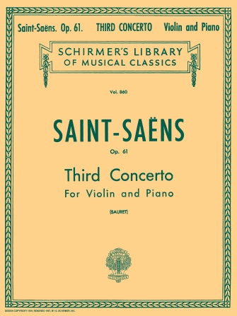SAINT SAENS C. - CONCIERTO Nº3 SI m - OP.61