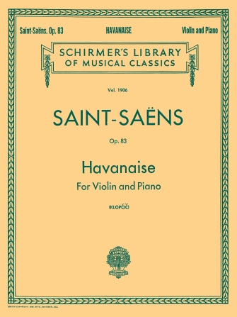 SAINT SAENS C. - HABANERA - OP.83