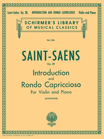 SAINT SAENS C. - INTRODUCCION Y RONDO CAPRICHOSO - OP.28