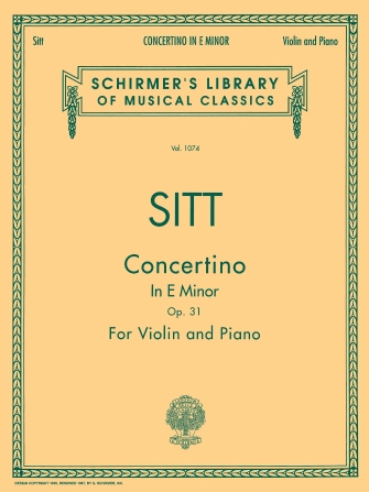 SITT H. - CONCERTINO MI m - OP.31