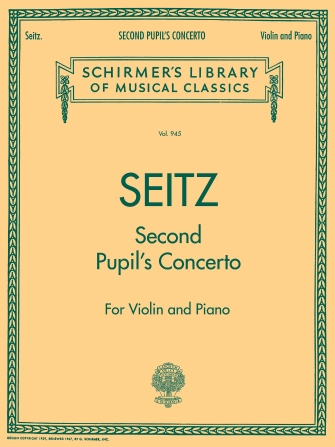 SEITZ F. - CONCIERTO Nº2 SOL (1º POSICION) - OP.13
