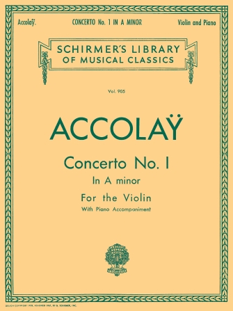 ACCOLAY J.B. - CONCIERTO Nº1 LA m -