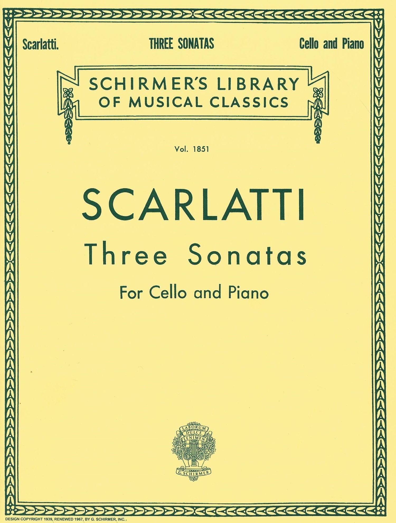 SCARLATTI A. - SONATAS VIOLONCHELO Y PIANO (3) -