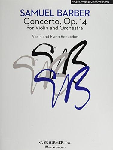 BARBER S. - CONCIERTO VIOLIN - OP.14- VERSION CORREGIDA