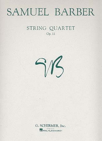 BARBER S. - CUARTETO SI m  (PARTES)                   2V/VA/VC - OP.11