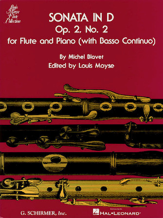 BLAVET M. - SONATA Nº2 RE LA VIBRAY - OP.2