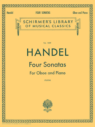 HANDEL G.F. - SONATAS (4) (OB o FL) - OP.1 Nº2/4/7/11