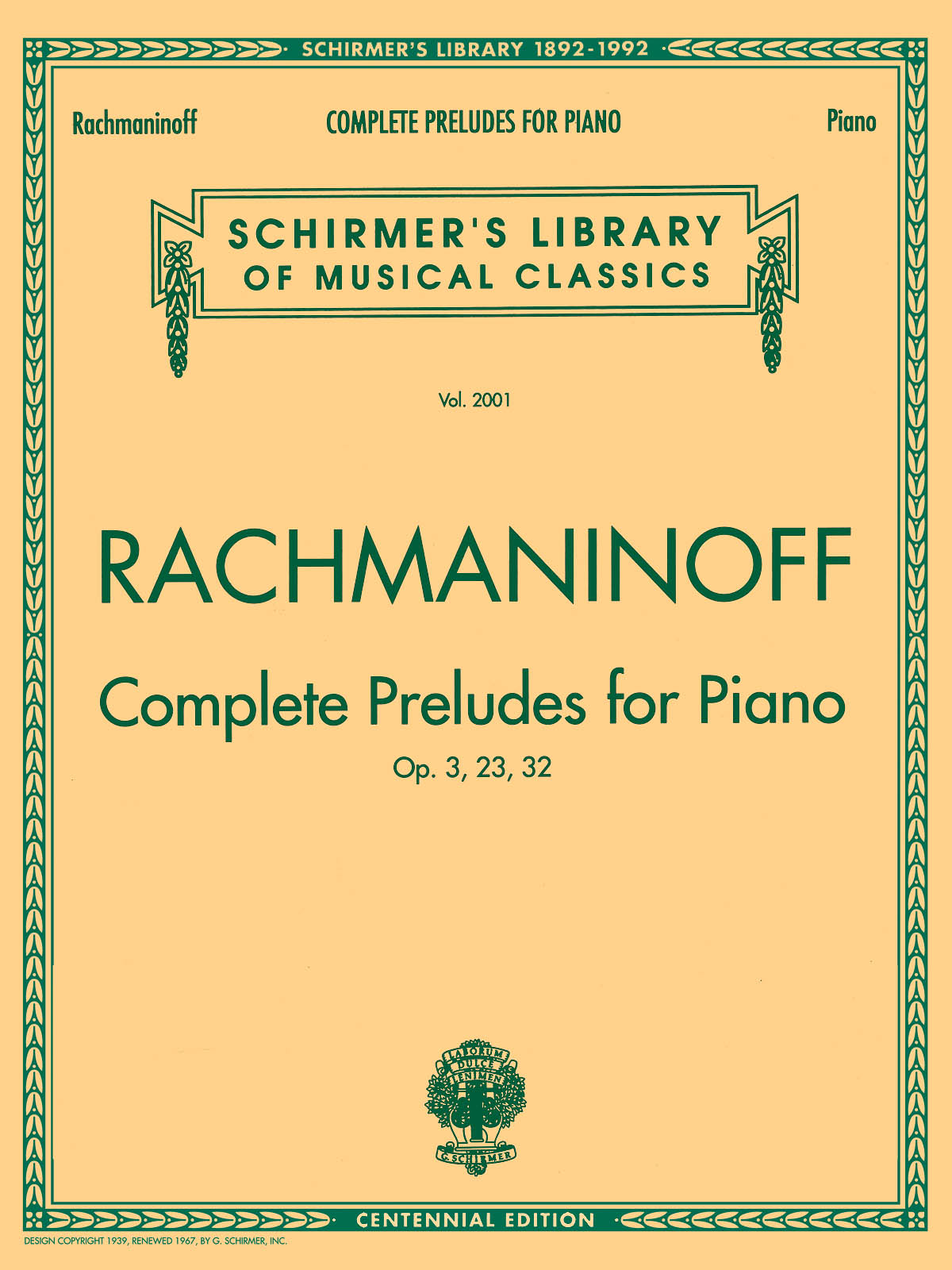 RACHMANINOFF S. - PRELUDIOS COMPLETOS 24 (P)