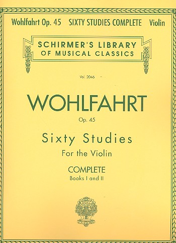 WOHLFAHRT F. - ESTUDIOS (60) - OP.45 - VIOLIN