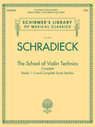 SCHRADIECK. - ESCUELA TECNICA DEL VIOLIN 1-3 COMPLETE