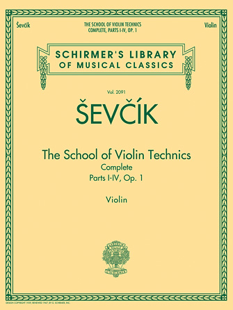 SEVCIK. - ESCUELA TECNICA DE VIOLIN COMPLETA I-IV OP.1