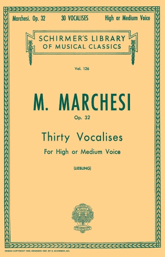 MARCHESI S. - VOCALIZACIONES                     S/MSP - OP.32