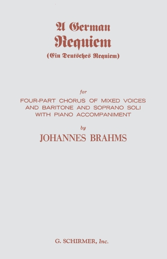BRAHMS J. - REQUIEM ALEMAN - OP.45
