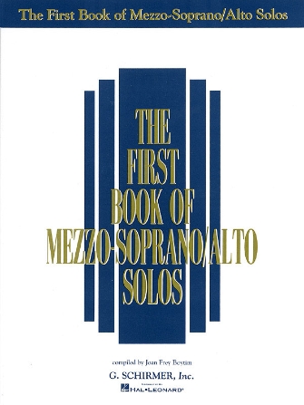 ALBUM - FIRST BOOK OF MEZZO SOPRANO/ALTO SOLOS -