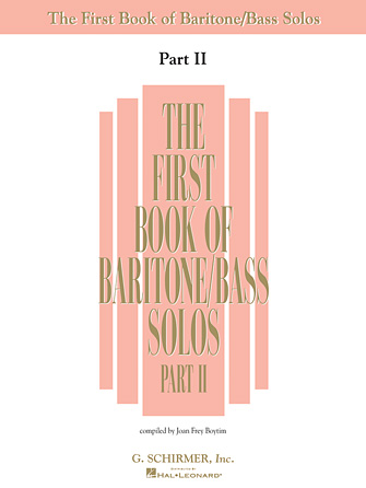 ALBUM - FIRST BOOK OF BARITONE/BASS SOLOS PART2 -