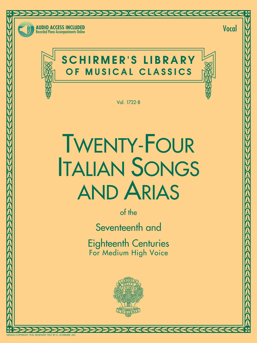 ALBUM - ITALIAN SONGS OF 17th/18th CENT.HIGH +CD -