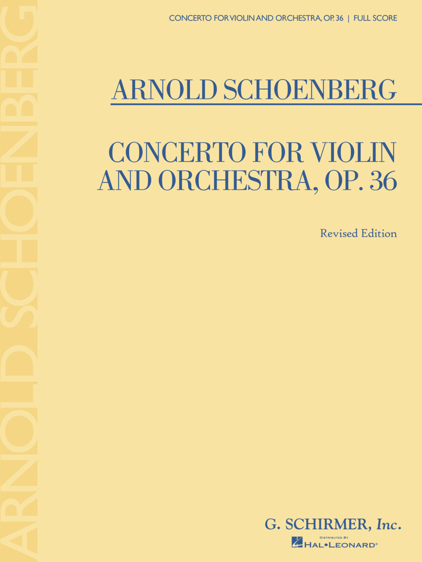 SCHOENBERG A. - CONCIERTO (V) - OP.36