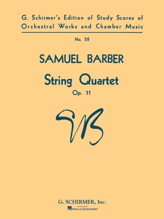 BARBER S. - CUARTETO (C) - OP.11