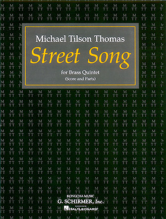 TILSON THOMAS M. - STREET SONG (SC+PT)         2TP/TR/TB/TU -