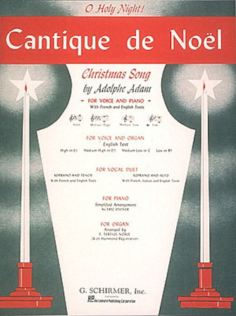 ADAM A. - CANTIQUE DE NOEL (LOW) -