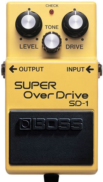 PEDAL DE EFECTOS GUITARRA -BOSS SD-1 SUPER DRIVER