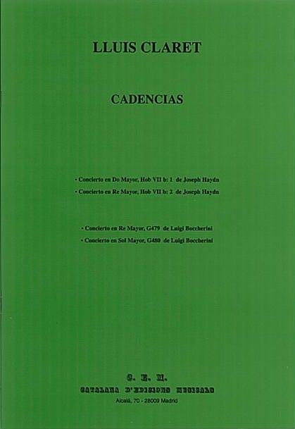 CLARET J.L. - CADENCIAS CONCIERTOS BOCCHERINI Y HAYDN