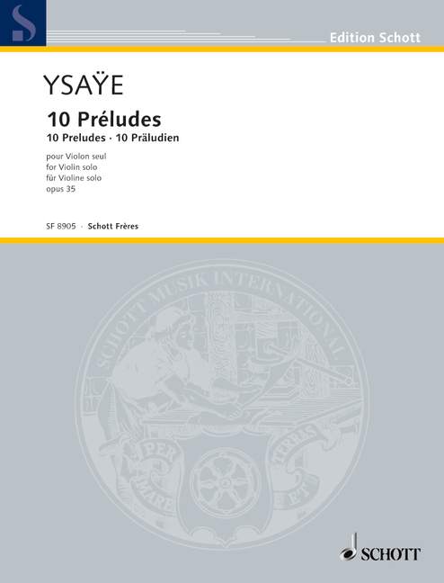 YSAYE E. - PRELUDIOS OP.35 (10)