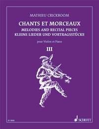 CRICKBOOM M. - CHANTS ET MORCEAUX V.3 -