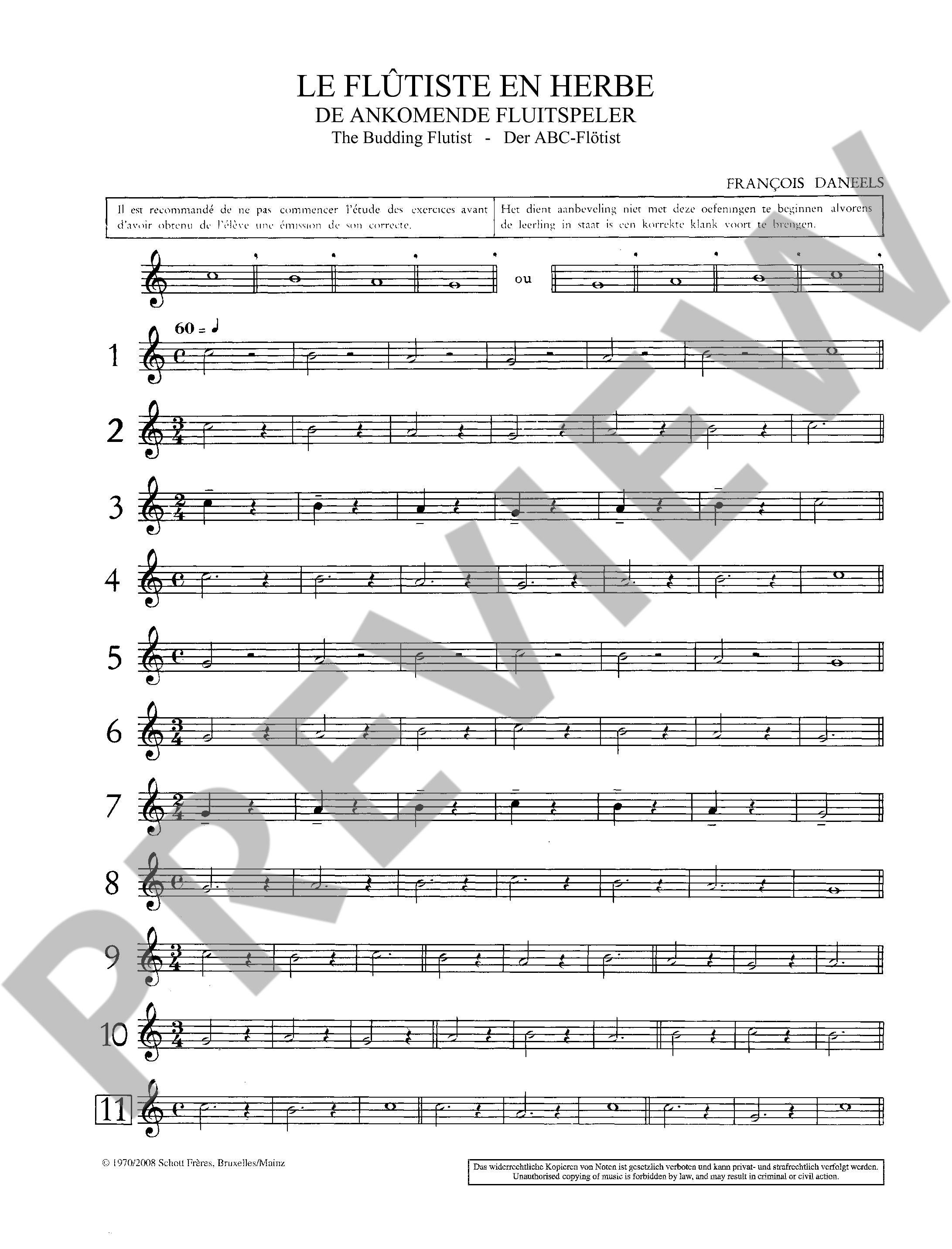 DANEELS F. - FLAUTISTA EN HERBE - 2