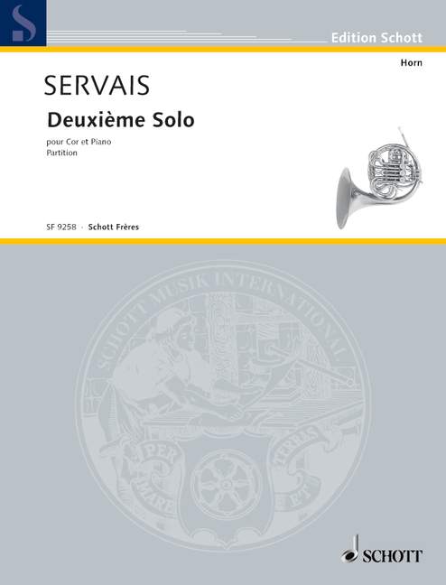 SERVAIS I. - SOLO Nº2 - TROMPA Y PIANO -