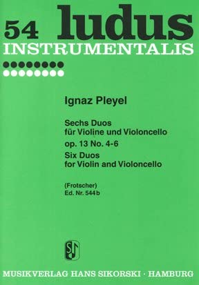 PLEYEL I. - DUOS OP.13 (4-6) VIOLIN Y VIOLOCELLO